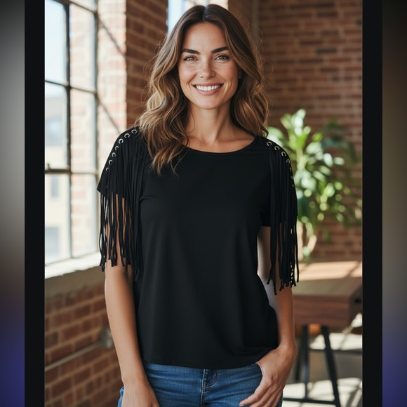 Michael Kors Tops - Michael Kors Black Short Sleeve Tee